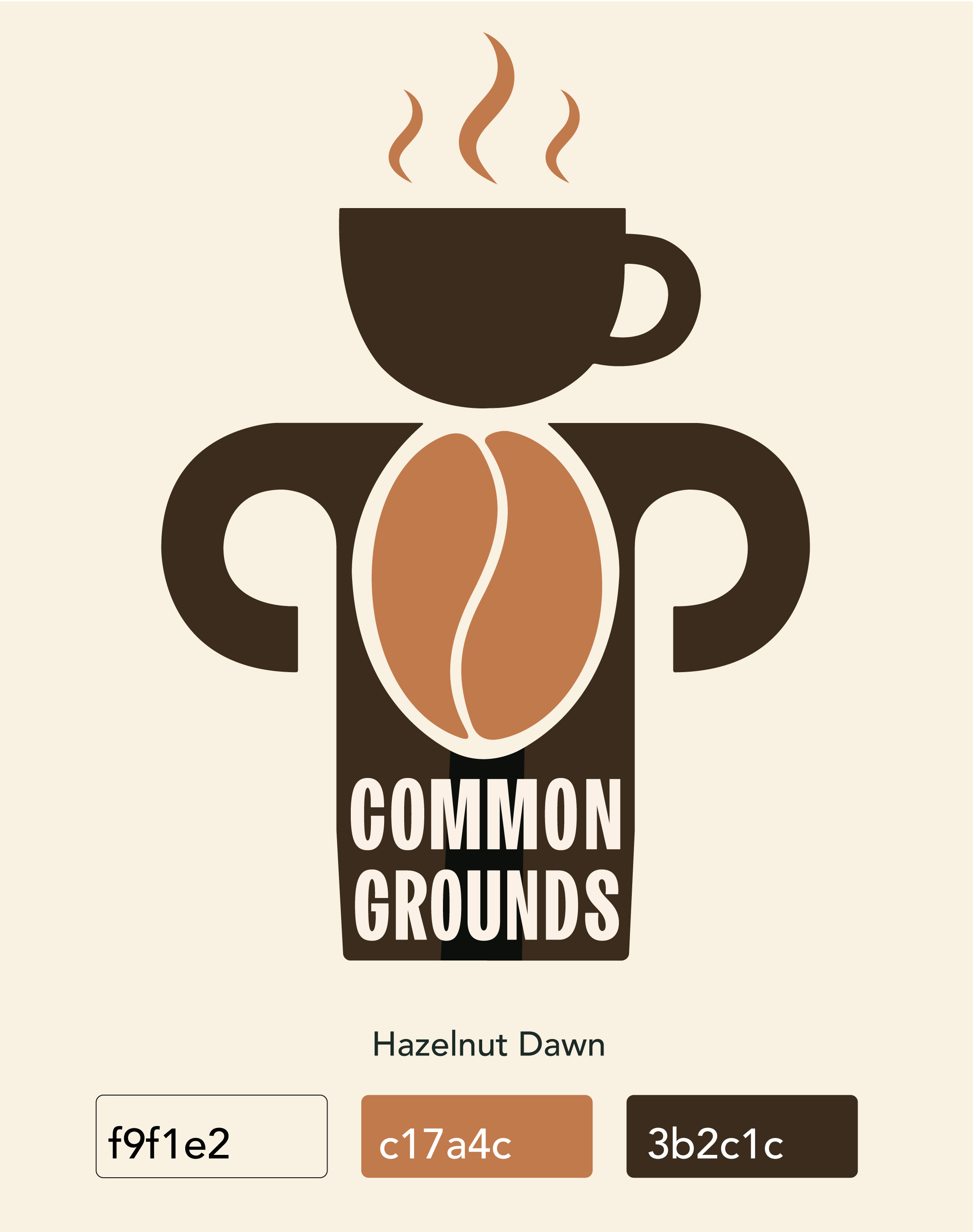 Common Grounds logo – mug application