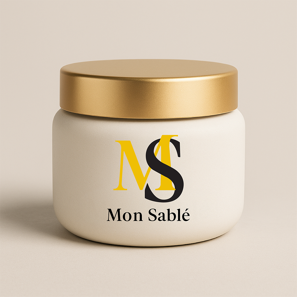 Mon Sablé – face cream jar design