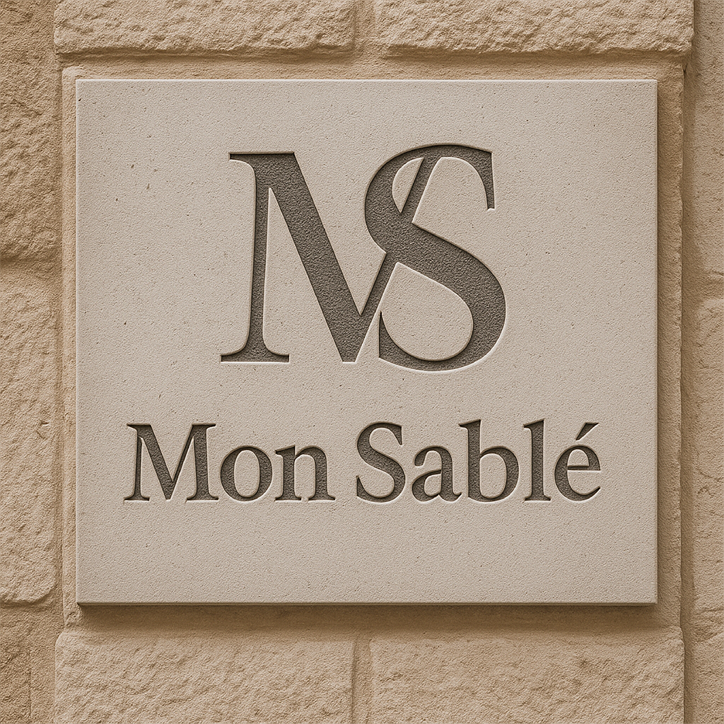 Mon Sablé – 3D storefront signage rendering