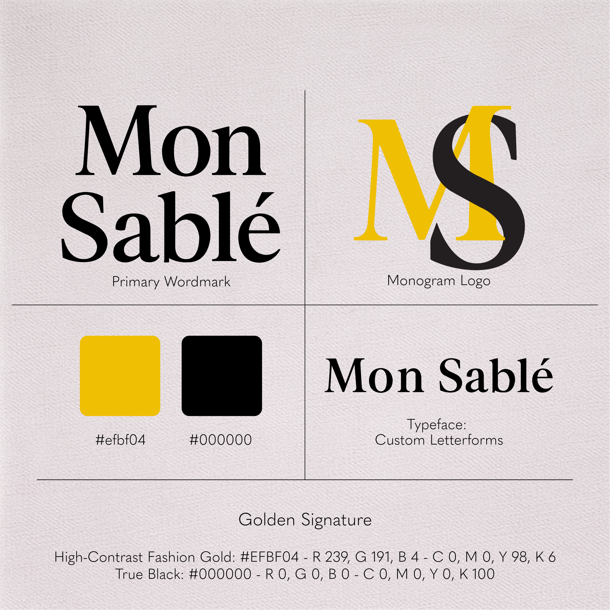 Mon Sablé — Logo