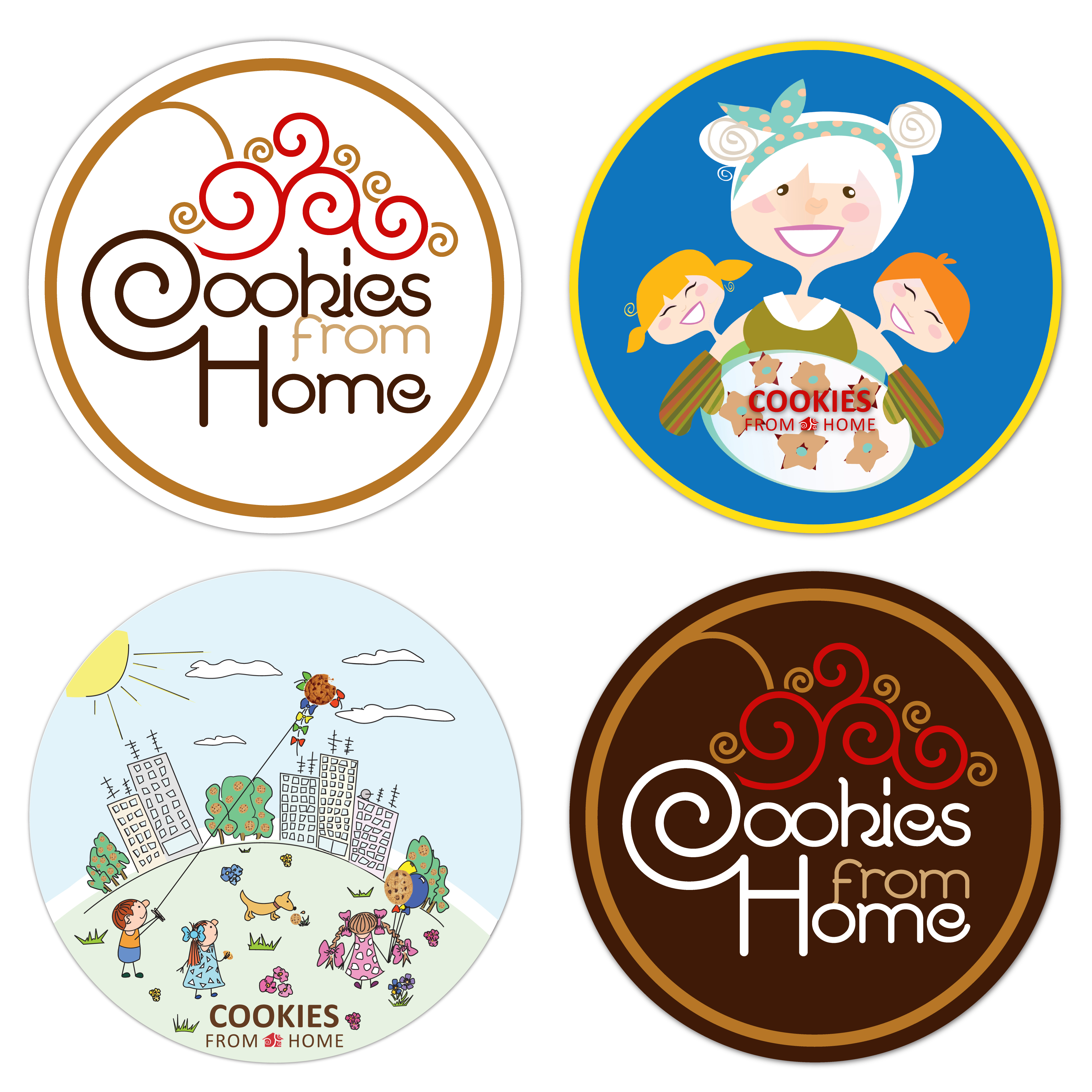 Cookies from Home — Logos and Tin Designs