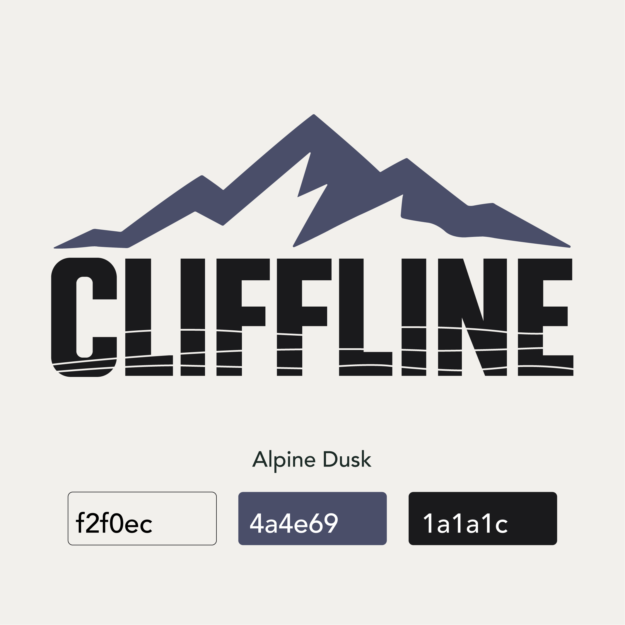 Cliffline — Logo variant 3