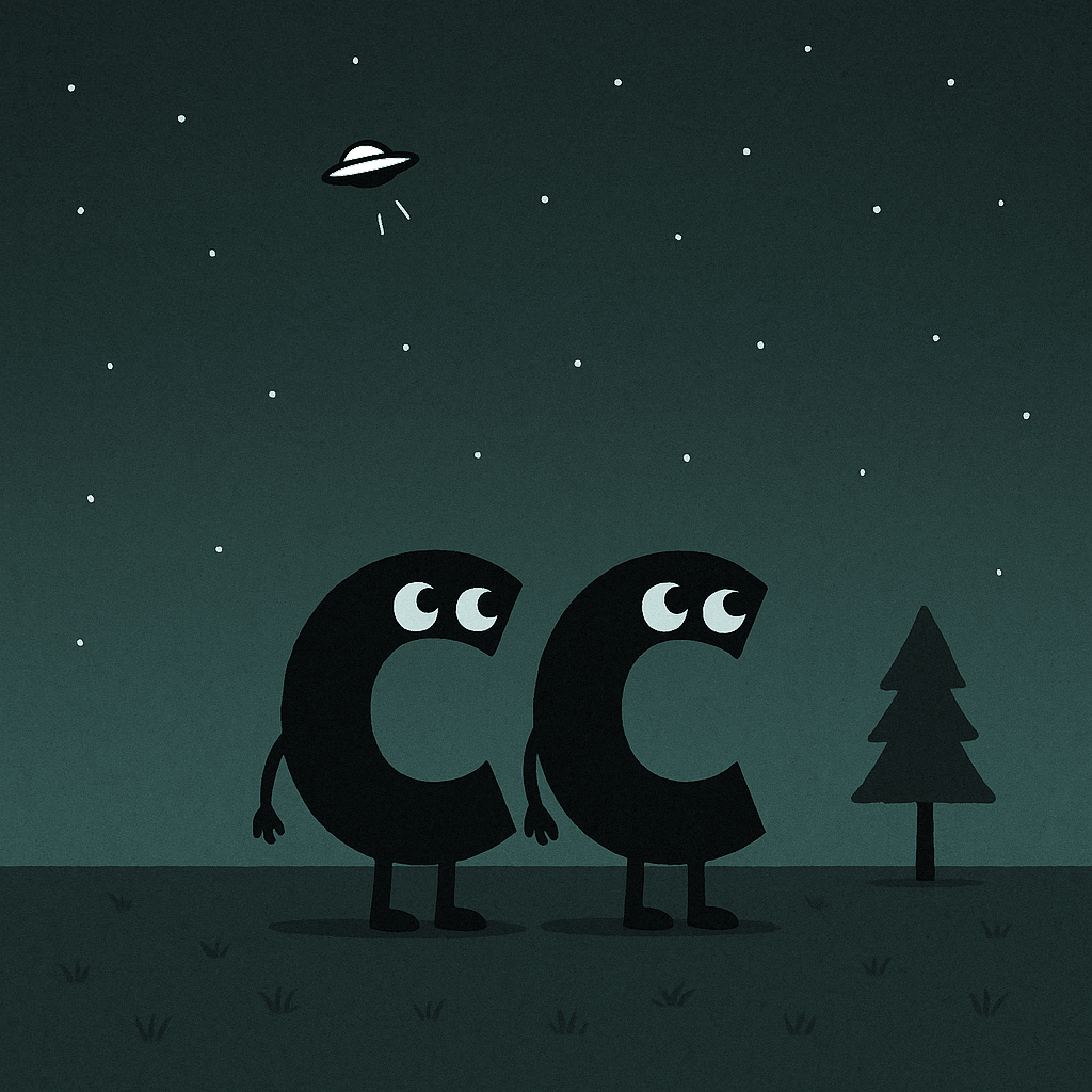 CC Storyboard — UFO frame 1