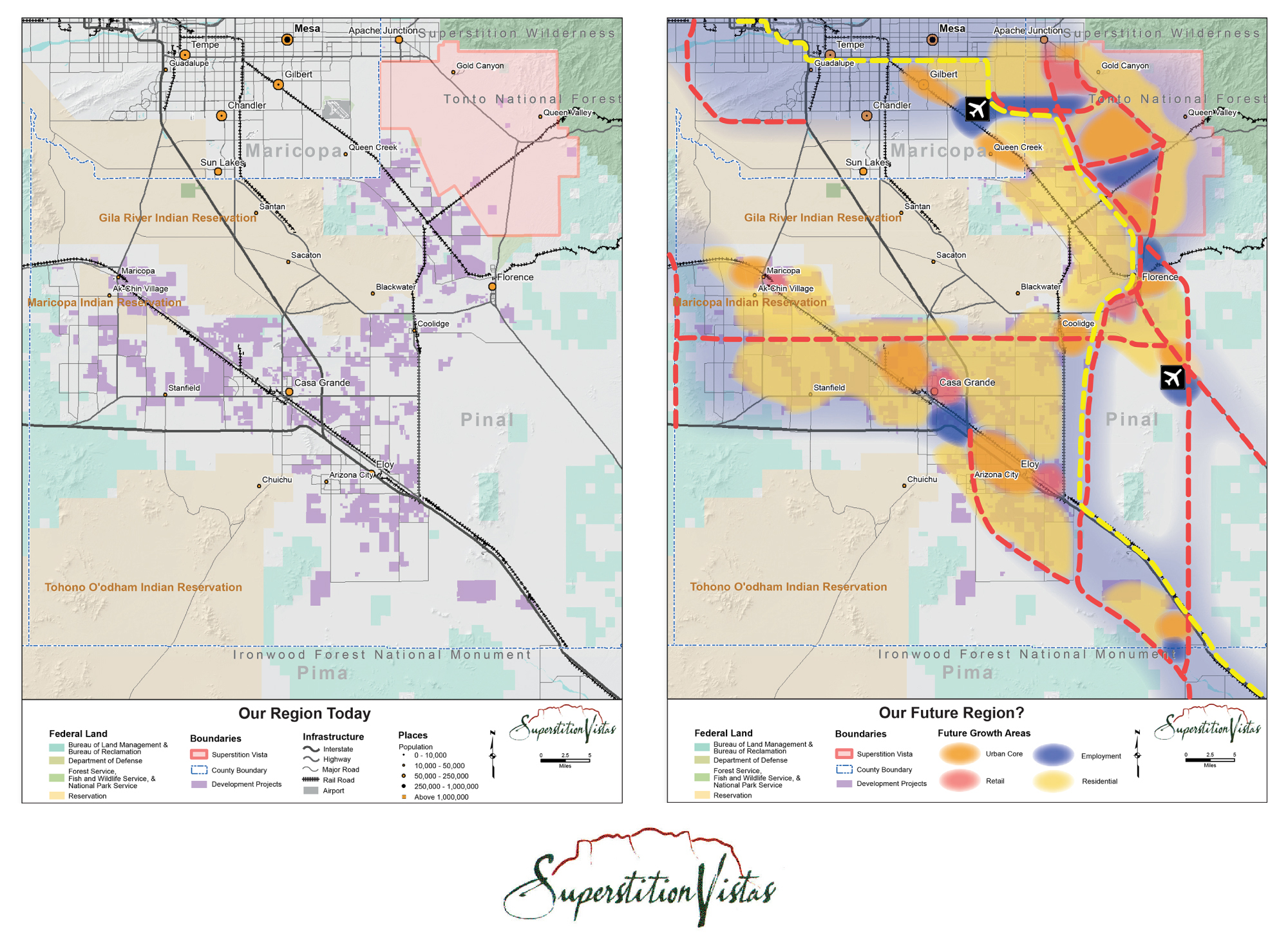 Superstition Vistas regional planning visualization